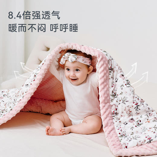 【2025秋冬新品】ibaby×outlast太空科技恒温太空气凝胶豆豆被安抚睡被 商品图2