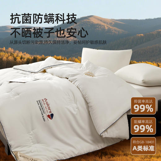 奥若拉 秋冬A类抗菌防螨蚕眠澳洲羊毛被 商品图3