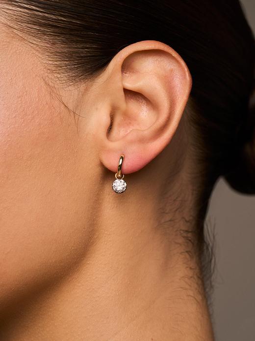 订购8周到｜Lili Claspe-Petite Celeste-双色 锆石 耳环［美国设计师］ 商品图0