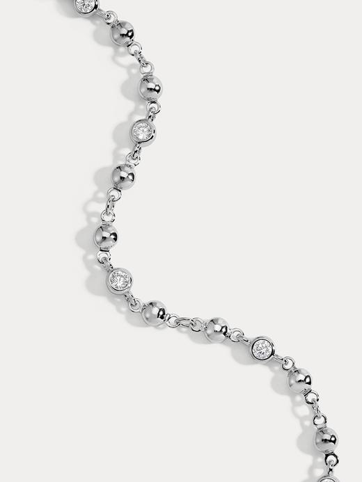 北京仓｜Lili Claspe-Stella-银色 网球 锆石 手链［美国设计师］ 商品图2