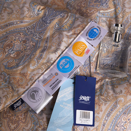 【直送到家】安睡宝 安芯95%羽绒加厚冬被 200*230cm1200g 商品图4