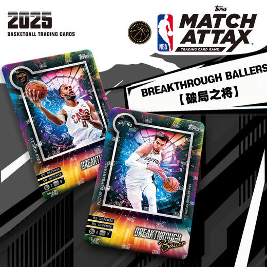 卡游 2025 NBA MATCH ATTAX 篮球对战卡超能包KAYCTOPPS-MA-NRA2 商品图5