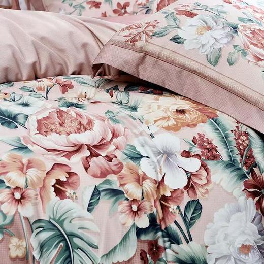 【直送到家】富安娜 聚温床单四件套203*229cm樱之漫舞/粉 商品图0