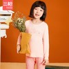 Threegun三枪 【舒肤软棉】女童圆领儿童保暖内衣套装-29362D011 商品缩略图3