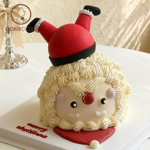 【私人订制】圣诞节主题系列水果奶油生日蛋糕 商品图1