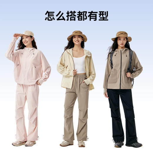 MOLYVIVI2024新款盈感活力运动防晒衣女防紫外线透气专业防晒服遮阳皮肤衣 商品图4