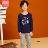 Threegun三枪 【舒肤软棉】男童圆领儿童保暖内衣套装-29401D011 商品缩略图4