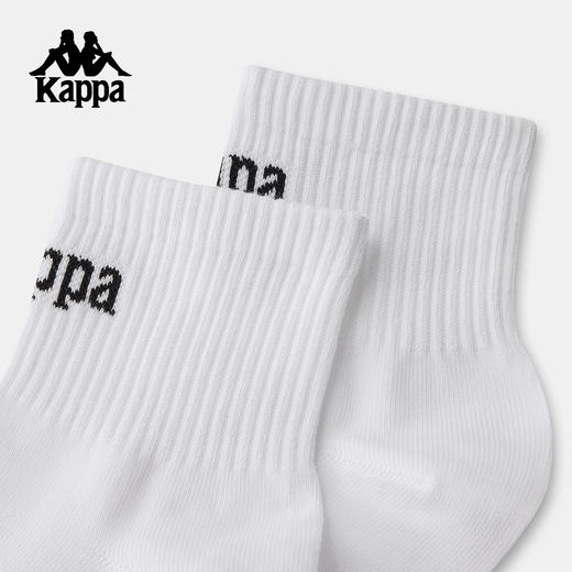 Kappa 运动袜2025新款男女中筒袜跑步训练透气短袜袜子K0GW8WE03 商品图3