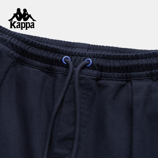 Kappa 运动休闲裤女2025新款阔腿裤抽绳松紧腰运动长裤KPDLAAX30 商品图2