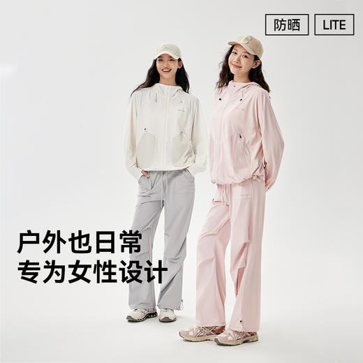 MOLYVIVI2024新款盈感活力运动防晒衣女防紫外线透气专业防晒服遮阳皮肤衣 商品图3