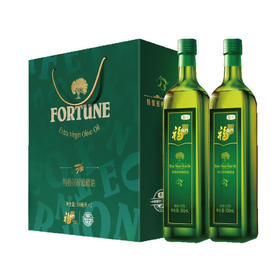 【特级初榨橄榄油礼盒】中粮福临门特级初榨橄榄油礼盒500ml*2！凉拌沙拉，低温烹饪，地中海健康饮食！