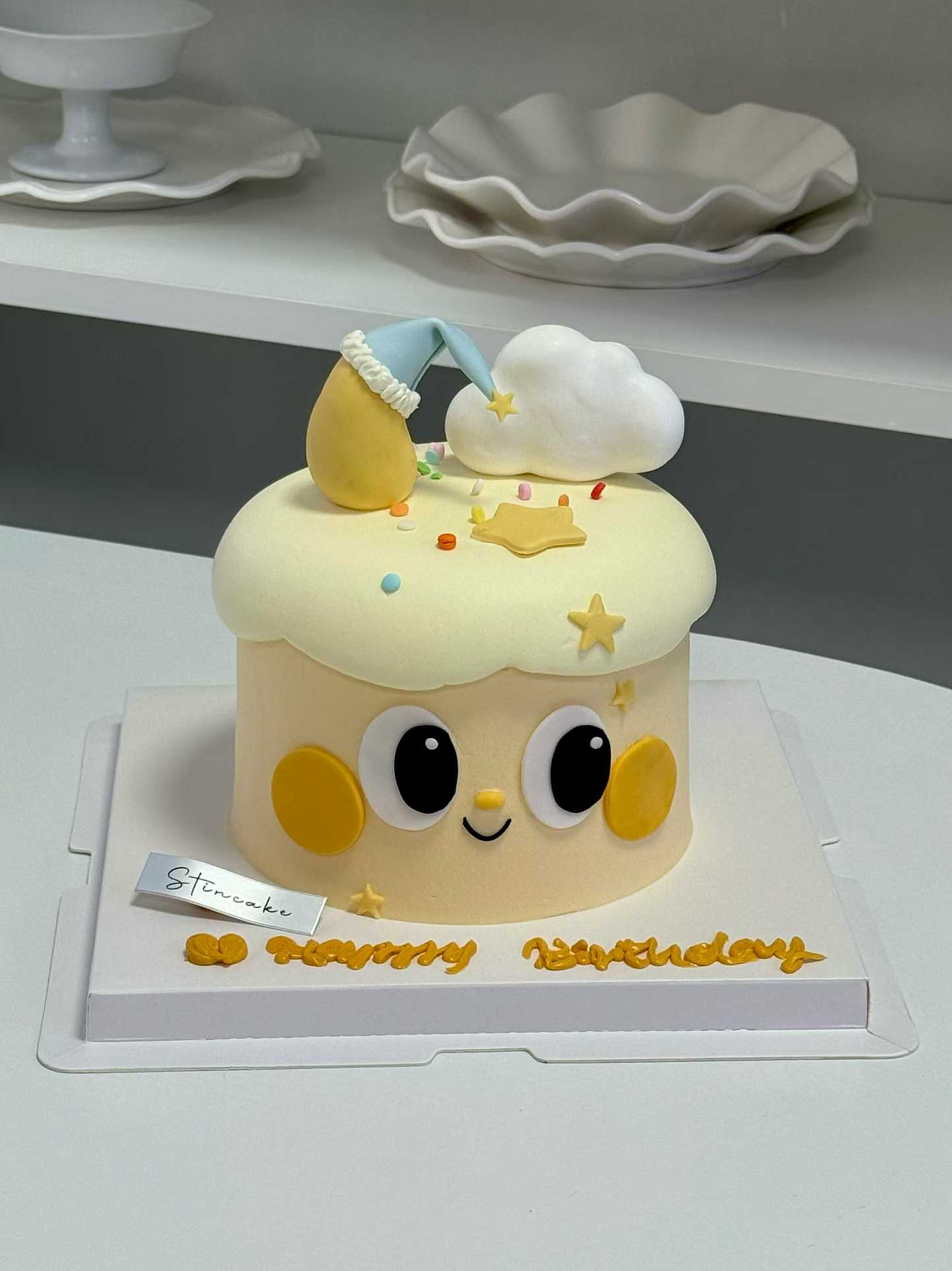 卡通星星人蛋糕