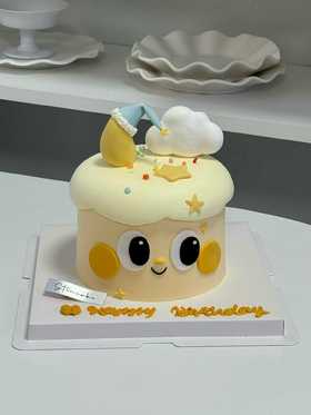 卡通星星人蛋糕