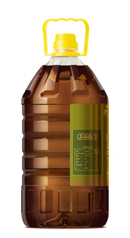 【五福临门菜籽油】福临门五福临门非转基因菜籽油5L！传统菜籽油，炒菜香浓，川湘风味必备！ 商品图1