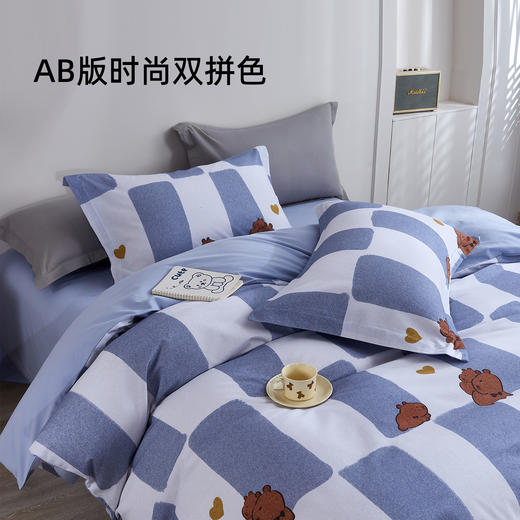 奥若拉 甄选棉全棉磨毛加厚保暖三件套/四件套 商品图3