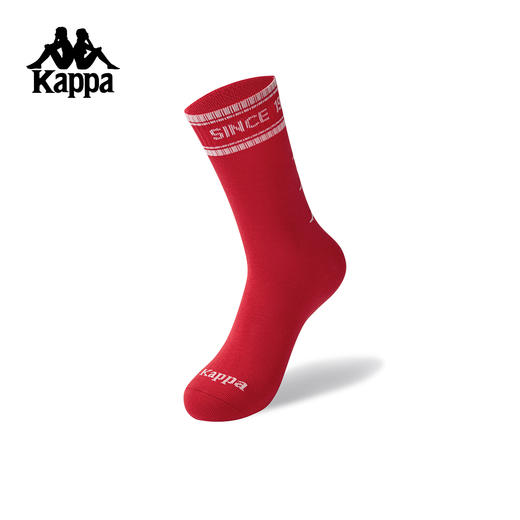 Kappa 运动休闲袜2025新款男女时尚长筒袜透气高腰袜潮K0GW8WG02 商品图1