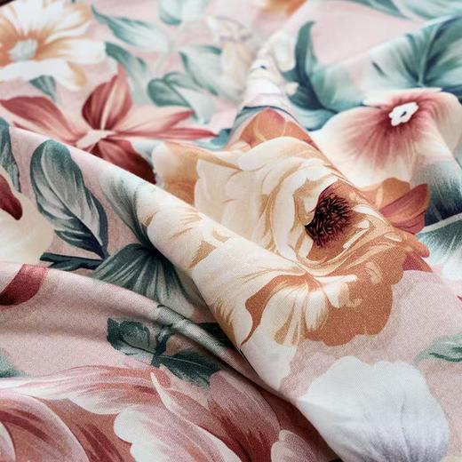 【直送到家】富安娜 聚温床单四件套203*229cm樱之漫舞/粉 商品图2