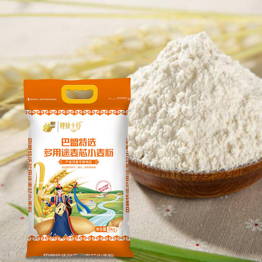 福临门巴盟特选多用途麦芯小麦粉5kg 商品图3