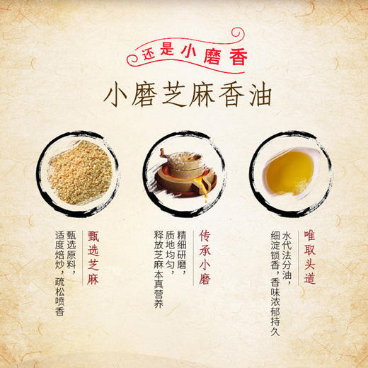 【小磨香油礼盒】中粮福临门一级小磨香油礼盒250ml*2！凉拌提香，点滴醇香，厨房画龙点睛之笔！ 商品图2