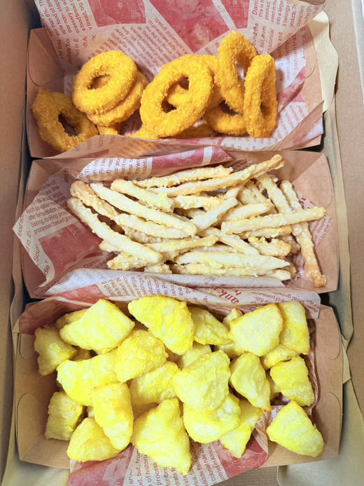 【三味小食】洋葱圈+锅巴土豆+藕条 商品图1