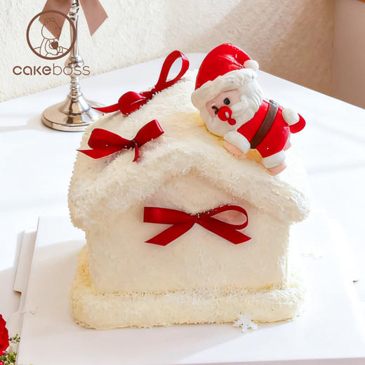 【私人订制】圣诞节主题系列水果奶油生日蛋糕 商品图4