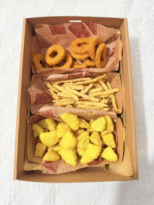 【三味小食】洋葱圈+锅巴土豆+藕条 商品图0