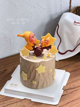 「星星人·Twinkle1.0」100%动物奶油（附图4寸加高·提前6小时预订）