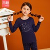 Threegun三枪 【舒肤软棉】女童圆领儿童保暖内衣套装-29362D011 商品缩略图6