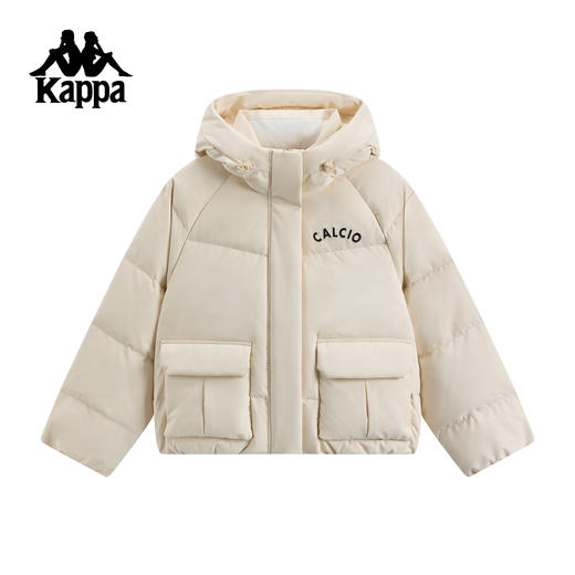 Kappa 连帽羽绒服女冬季新款加厚保暖防泼水防风面包服K0G22YY02 商品图0