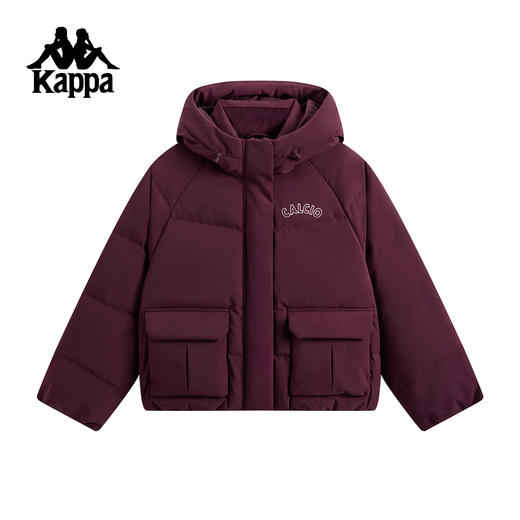 Kappa 连帽羽绒服女冬季新款加厚保暖防泼水防风面包服K0G22YY02 商品图1
