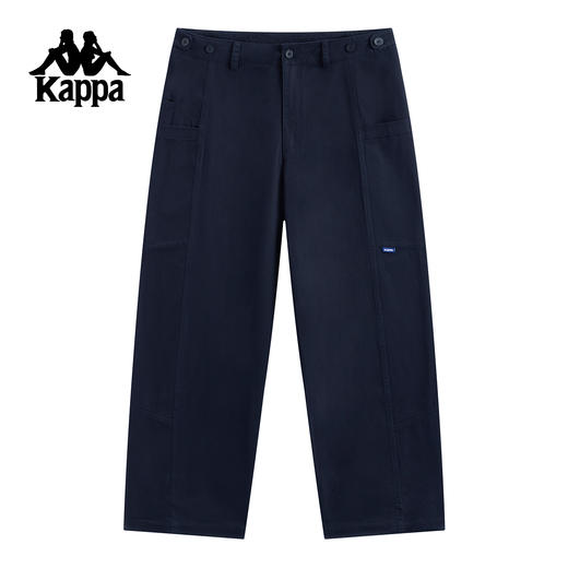 Kappa 运动长裤男春秋新款休闲工装裤女纯棉宽松直筒裤KPCKAAX30 商品图0