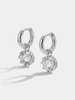 订购8周到｜Lili Claspe-Celeste Charm-银色 锆石 耳环［美国设计师］ 商品缩略图1