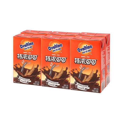 250ml*6盒阿华田特浓可可配置型含乳饮品 商品图0