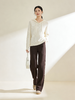 M1LI臣禾	【米白加绒云朵智慧裤】 松紧腰直筒休闲裤	JZ254060193 商品缩略图10