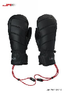 25/26JR嘉锐森歆动系列内护掌防护连指滑雪手套真皮款