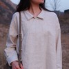 【抖音专属】晴天•新中式衬衣（24810134-蜜合） 商品缩略图3