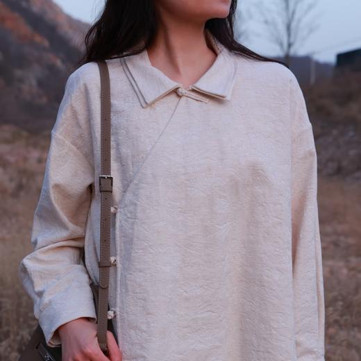 【抖音专属】晴天•新中式衬衣（24810134-蜜合） 商品图3