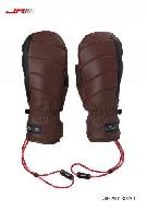 25/26JR嘉锐森歆动系列内护掌防护连指滑雪手套真皮款 商品图0