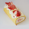 草莓季｜草莓香缇奶油卷｜900克/只 商品缩略图2