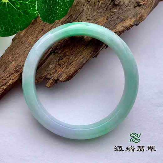 派瑞翡翠 翡翠手镯 糯种 绿色 商品图1
