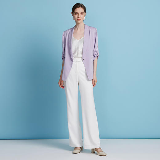 EITIE爱特爱夏季新款休闲轻薄一粒扣西装外套7803506 商品图2