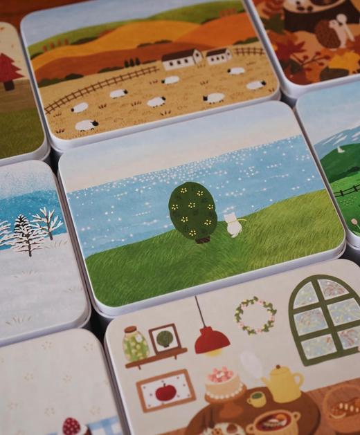 Yoki Forest四季森林丨插画铁盒 商品图0