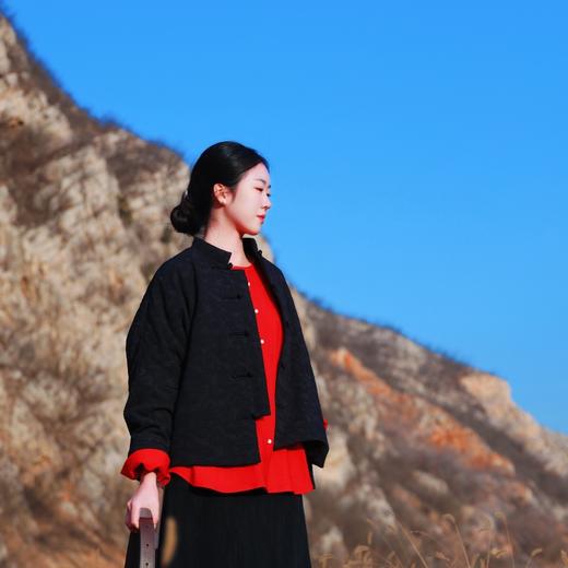 【2026东衣作】复古盘扣廓形棉服(22802115京元) 商品图2