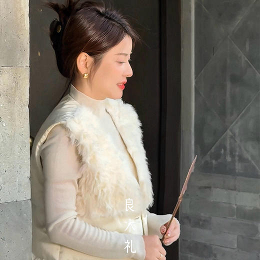 【特价不退换】【预售7天】良木礼羊毛桑蚕丝马甲（D25102553） 商品图4