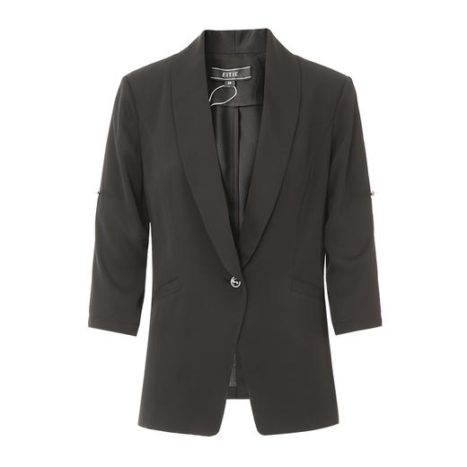 EITIE爱特爱夏季新款休闲轻薄一粒扣西装外套7803506 商品图12