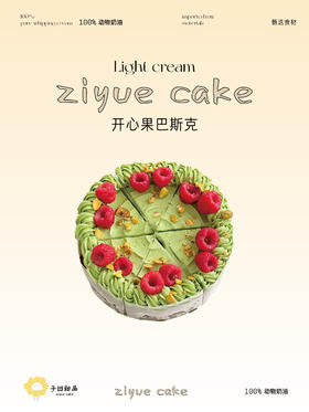 开心果巴斯克（提前3小时预定/比同尺寸奶油蛋糕要小）