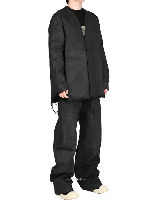 Rick Owens Drkshdw | 磨损边棉外套 商品图2