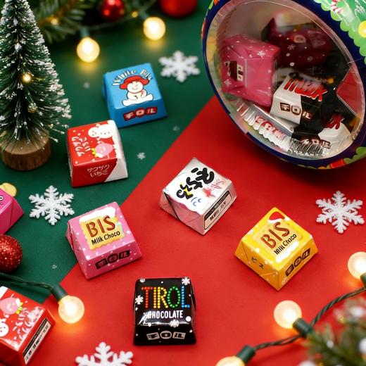 松尾圣诞节什锦味代可可脂巧克力制品(杯装)197g 冬季限定 045589 商品图3