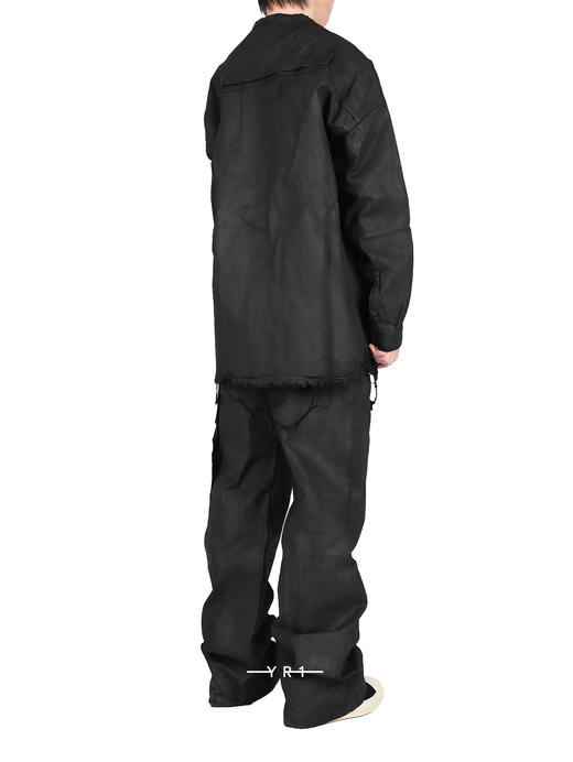 Rick Owens Drkshdw | 磨损边棉外套 商品图3