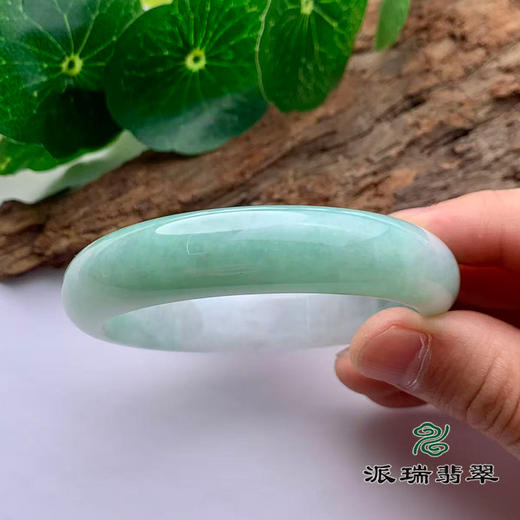 派瑞翡翠 翡翠手镯 糯种 绿色 商品图2